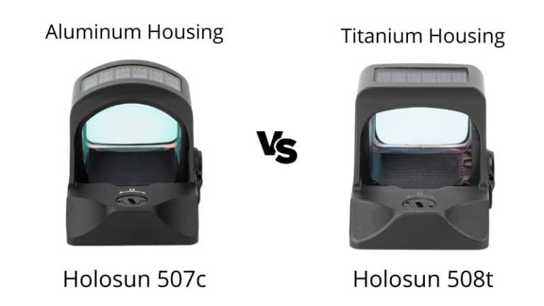 Holosun C Vs T Side By Side Comparison