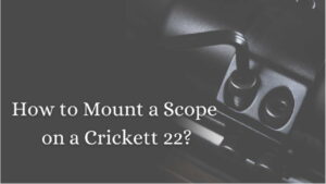 how to mount a scope on a crickett 22