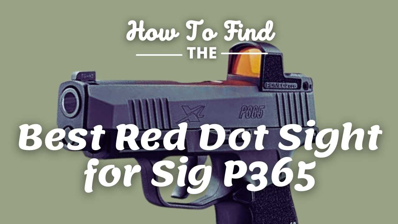 Best Red Dot Sight for Sig P365