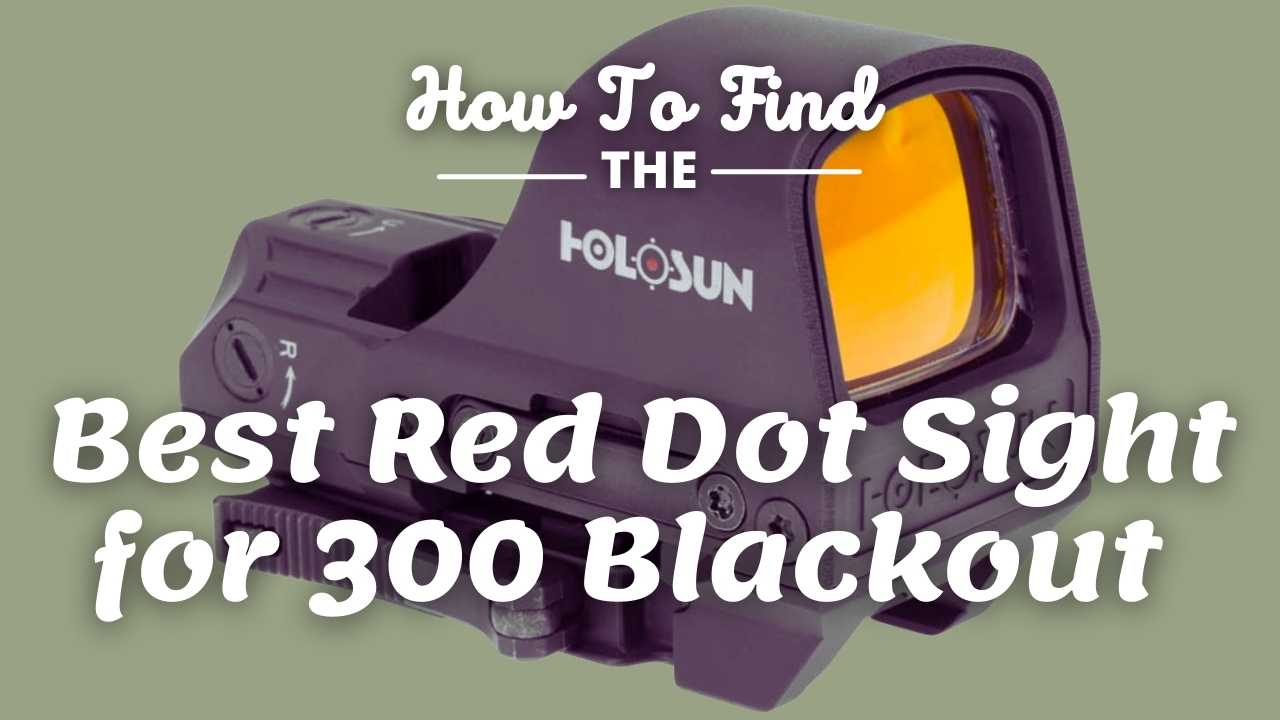 Best Red Dot For 300 Blackout